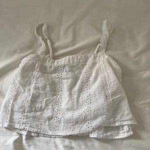 White, Hollister Tank-Top